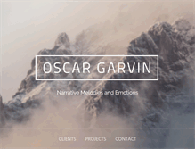 Tablet Screenshot of oscargarvin.com